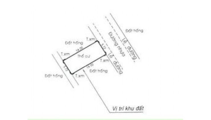 SỐC GIÁ 800tr đất MẶT TIỀN ĐƯỜNG 20M LÝ THỊ CHỪNG 100% THỔ CƯ