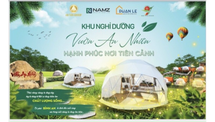 Khu nghỉ dưỡng Vườn An Nhiên view rừng thông đẹp nhất Bảo Lộc.