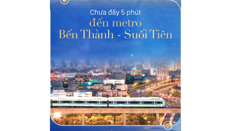 Sỡ hữu toàn căn hộ gần tuyến Metro 1 trung tâm thành phố Thủ Đức giá chỉ từ 1.3tỷ