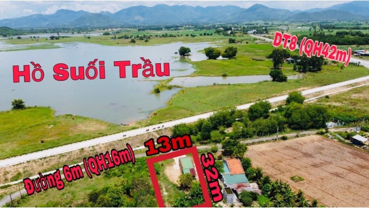 Siêu Phẩm Lô Đất Mặt tiền đường QH 16m kết nối DT8 QH 42m view hồ Suối Trầu Ninh Xuân, Ninh Hoà