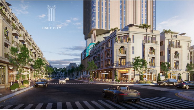 The Light City Đồng Xoài nhà phố thương mại do Thành Phương phát triển