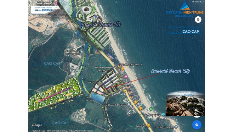 Thị trường bất động sản trầm lắng nhưng đất nền ven biển Đá Nhảy Emerald beach city bán chạy với mức giá 9 triệu/m2