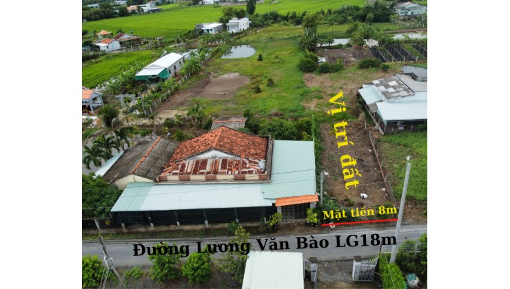Chủ gửi bán gấp 1334m2 đất mặt tiền đường Lương Văn Bào, SHR