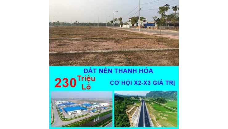 ĐẤT NỀN THANH HOÁ - ĐẤT NỀN PHÚ THỌ CHỈ TỪ 190 TRIỆU/LÔ