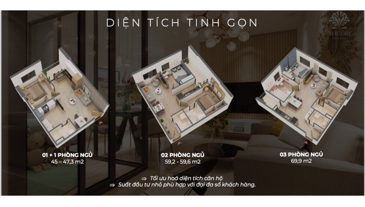 Quá tuyệt vời là đơn vị phân phối chính thức của DA Căn Hộ The Ori Garden