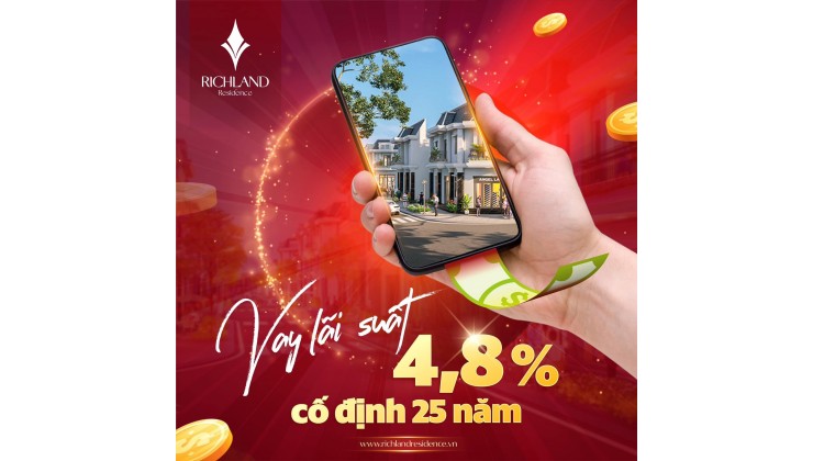 Nhà phố liền kề tại bến cát hỗ trợ cho người thu nhập thấp chỉ 4,8%