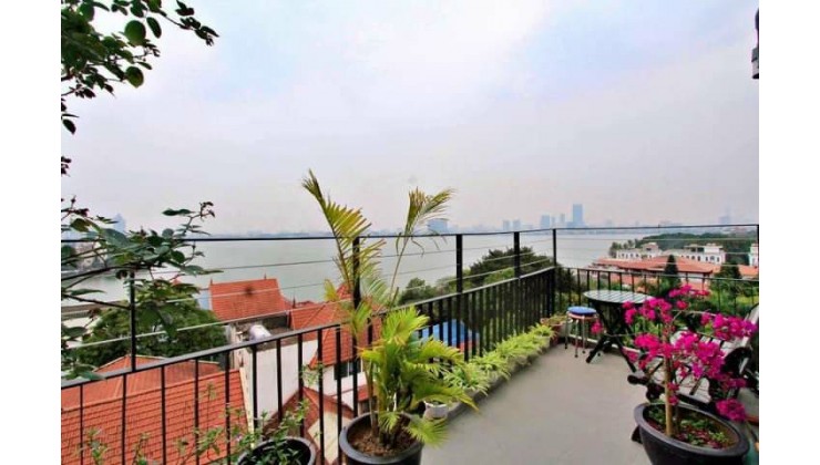 Nhà Xuân Diệu 65m2 - 8 Tầng thang máy - Mặt tiền 5.5m - Ngõ ô tô tránh - Vỉa hè - Tầng thượng view Hồ Tây - Giá 24 tỷ