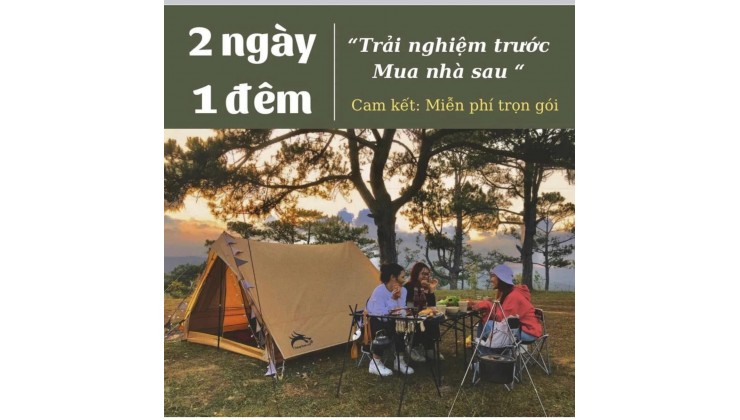 Trải nghiệm miễn phí tour nghỉ dưỡng 2N1Đ với chi phí 0đ và 6 suất nội bộ giá FULL 935tr/165m2. Chiết khấu 4%