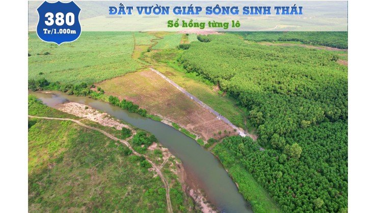 Đất vườn view sông sổ hồng công chứng ngay!