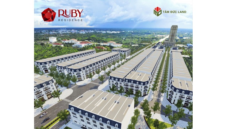 Đất nền sổ sẵn đô thị Ruby Residence Liền kề trung tâm hành chính Ngã Bảy