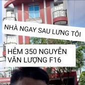 Vị trí đỉnh DT đẹp HXH có 6 tỷx Nguyễn Văn Lượng Phường 16 Gò Vấp Tp.HCM