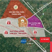 Đất ở gần khu công nghiệp Lam Sơn Sao Vàng, gần sân bay Sao Vàng