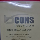 A06.06. chính chủ. Bcons Polygon,có hđmb, đã tt 20%. (có hỗ trợ ngân hàng 70%)