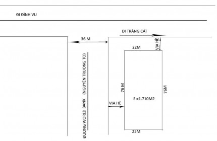 đất đẹp tại nam hải, Hải An, HP. 1500 lô góc