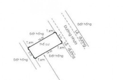 SỐC GIÁ 800tr đất MẶT TIỀN ĐƯỜNG 20M LÝ THỊ CHỪNG 100% THỔ CƯ