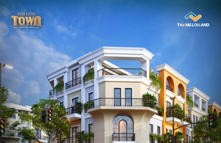 Bán Shophouse 6x18 3 mặt tiền dự án Sài Gòn Town Tân Trụ