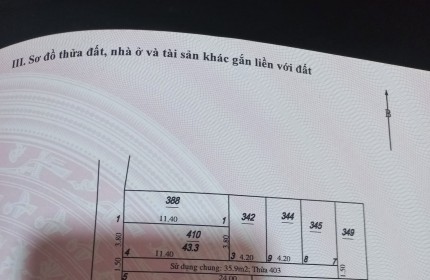 Bán Đất Ngọc Thuỵ Long Biên Ngõ Thông Ô Tô Chạy Vòng Quanh