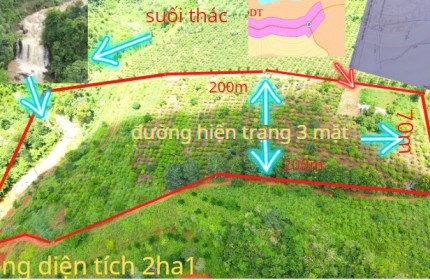 ĐẤT RẪY PHÂN LÔ SUỐI THÁC ĐẸP