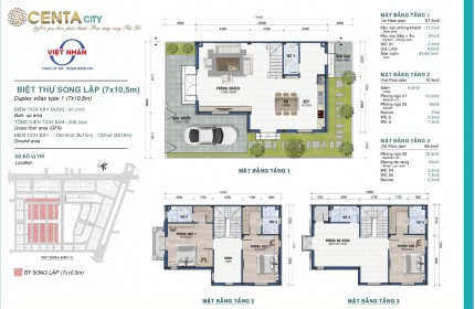 VILLA 135 m2 ĐẸP SUẤT SẮC GIÁ HẠT RẺ