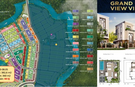 Biệt Thự Đơn Lập Sông (Nhánh Sông Đồng Nai) AQUA CITY - View Sông & Mặt Tiền Công Viên. Chuyển Nhượng Giá Tốt