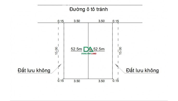 Bán đất trung tâm thị trấn Đông Anh 105m2 giá rẻ