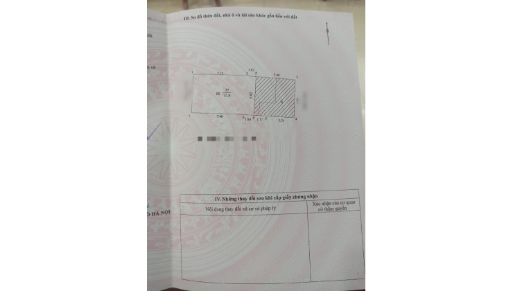 Bán nhà Lê Trọng Tấn, Thanh Xuân - Hà Nội, 52m2 x 3 tầng , giá 6,8 tỷ , ngõ phân lô - oto chạy quanh nhà
