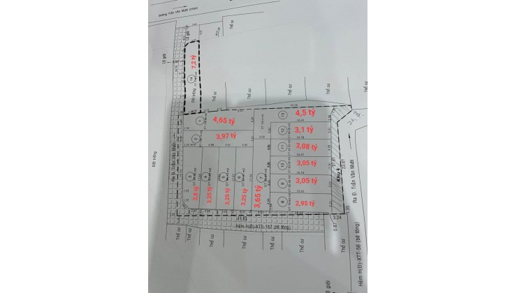 Đất 5x18 xây dựng hcông, hẻm thông xe tải lớn , cách Trần Văn Mười 50m