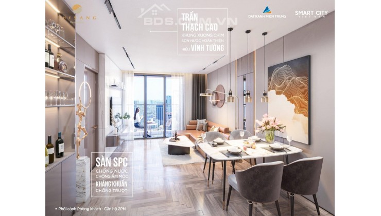 CỰC ƯU ĐÃI 3.6 TỶ SỞ HỮU NGAY CĂN HỘ 82.5m2 MẶT BIỂN, DỰ ÁN THE SANG RESIDENCE