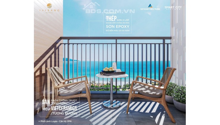 CỰC ƯU ĐÃI 3.6 TỶ SỞ HỮU NGAY CĂN HỘ 82.5m2 MẶT BIỂN, DỰ ÁN THE SANG RESIDENCE