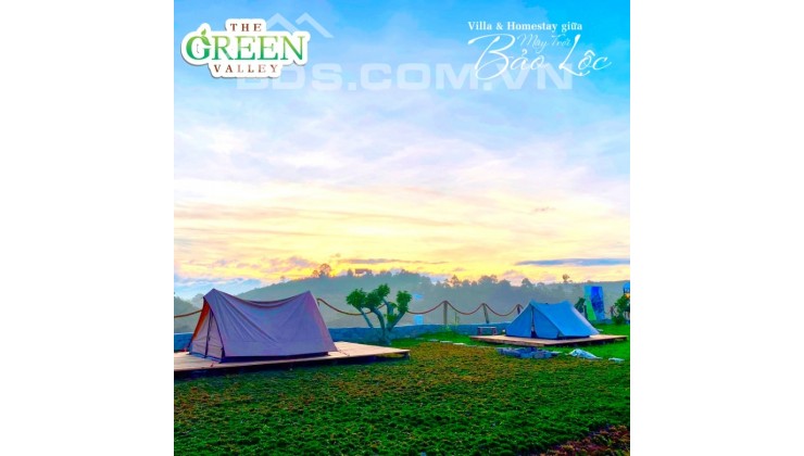 THE GREEN VALLEY- Khu nghỉ dưỡng tại Bảo Lâm giá chỉ 4tr9 thổ cư>100m2