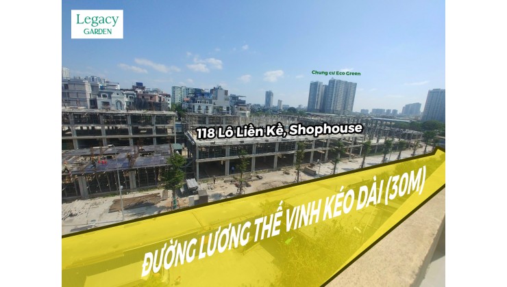 Bán  SHOPHOUSE Nguyễn Xiển, Mặt tiền đường 30m, Đã có Sổ đỏ từng Lô Chỉ từ 200tr/m2