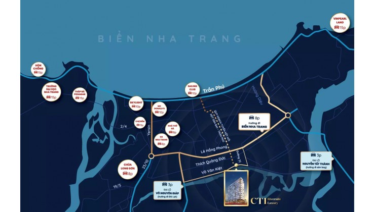 Chính thức mở bán “Giỏ hàng GĐ1 từ CĐT VCN dự án CT1 Riverside Luxury Nha Trang