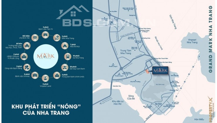 CHỈ 1TỶ5 - SỞ HỮU CĂN HỘ GRAND MARK VIEW BIỂN NHA TRANG, 2023 NHẬN NHÀ