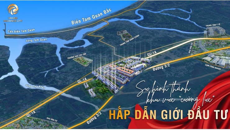 Đất nền hai mạt tiền QL1 tại thị xã Hoài Nhơn chỉ 500 triệu