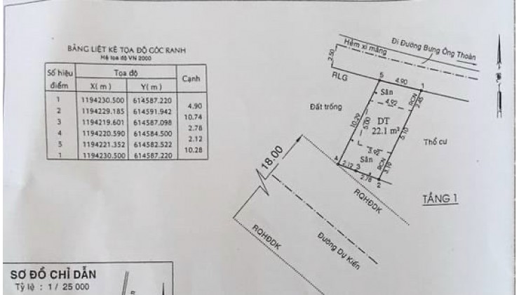 Chính chủ bán lô đất 5x10m giá chỉ 2.52 tỷ gần vòng xoay Phú Hữu, sát quận 2