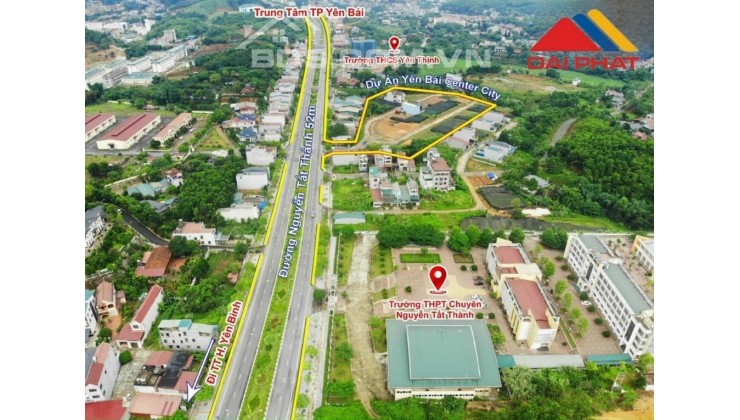 Đất nền trung tâm thành phố Yên Bái nằm trên trục mặt đường Nguyễn Tất Thành
