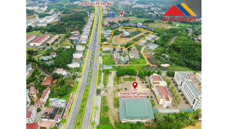 Bán 1 số lô đất nền mặt đường Nguyễn Tất Thành thành phố Yên Bái