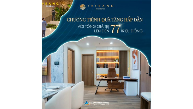 Căn hộ 2PN The Sang Residence, view biển Mỹ Khê, sỡ hữu lâu dài, giá rẻ nhất thị trường