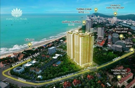 Giảm 260 triệu khi mua căn 1 phòng ngủ Vũng Tàu Pearl Hưng Thịnh, view trực diện biển