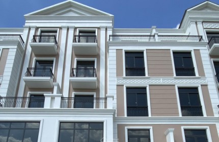 Trục T17 Manhattan SHOPHOUSE. - Diện tích: 144m2 - Xây dựng 5 tầng