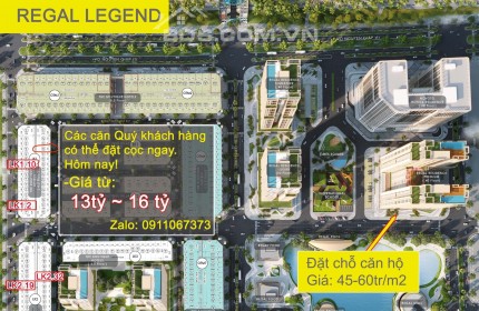 Cần bán gấp nhà biệt thự và căn hộ tại dự án regal legend ven biển Quảng Ninh