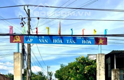 Bán đất xã Tân Bình thành phố Tây Ninh mặt tiền bê tông, cách nhựa 30m