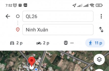 ĐẤT VEN KHU CÔNG NGHIỆP NINH XUÂN GIÁ CHỈ 580 TRIỆU