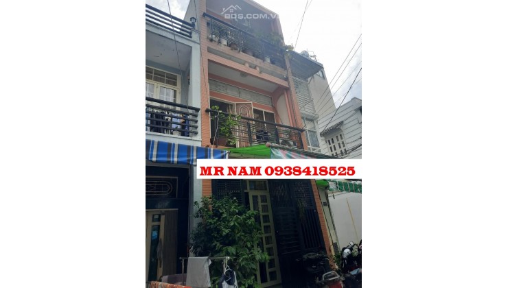 NHÀ BAO ĐẦU TƯ, 3 TÀNG, DTSD 80m2, NGANG 5.5M  DÀI 6.5M, HỒ BIỂU CHÁNH P11QPN