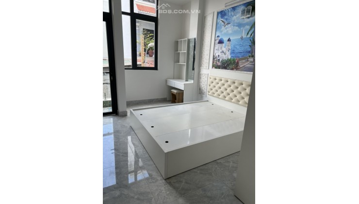 Nhà bán 1 trệt 3 lầu - 3.3m x 13m - Quang Trung - hẻm thông 4m