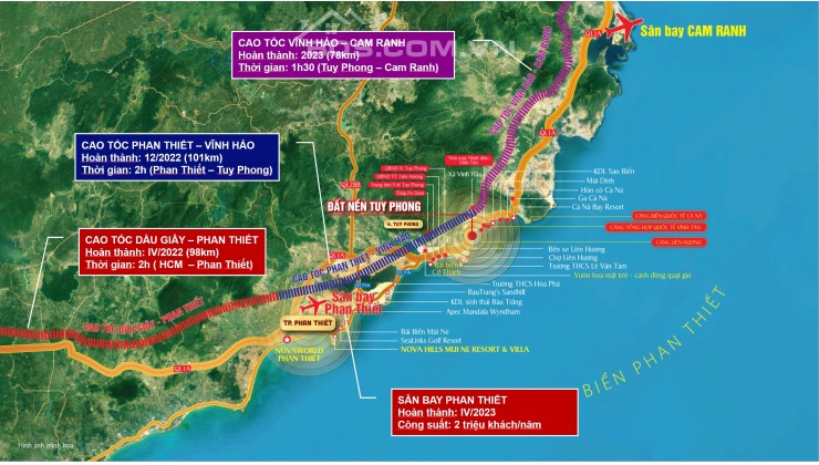 Đất biển Tuy Phong Bình Thuận ưu đãi lớn và giá tốt 2023