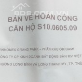 Bán căn hộ Vinhomes S10.0605.09, 2 PN, 2 WC, 1 PK, DT 59,2 m2, giá 3 tỉ VND