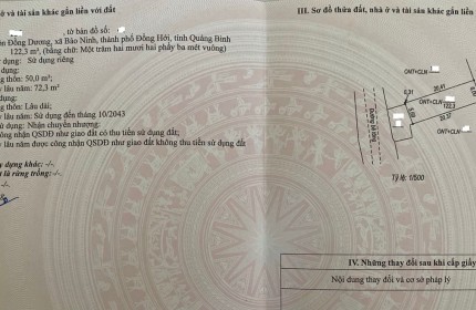 Gia đình cần bán đất gần trường TH Bảo Ninh Đồng Hới, quảng trường Võ Nguyên Giáp, gần cầu Nhật Lệ 1