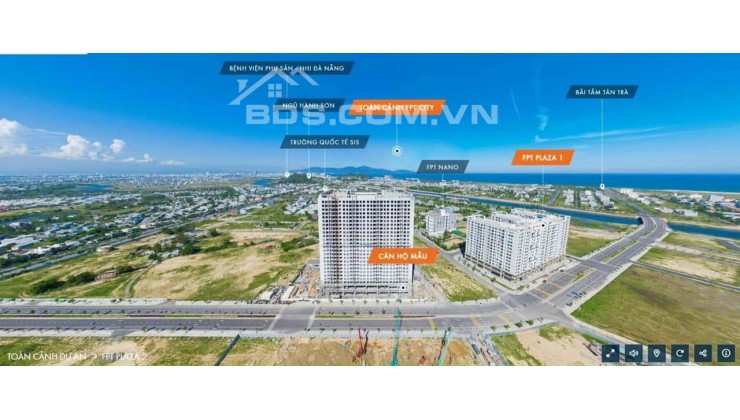 Căn hộ giá chỉ 468tr/căn - Bàn giao hoàn thiện - hỗ trợ vay 70% - fpt plaza 2