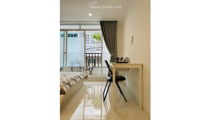 Cho thuê căn hộ dịch vụ đầy đủ nội thất, gần sân bay, nằm trong khu dân cư yên tĩnh quận Tân Bình